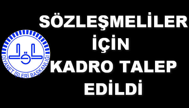 Sözleşmelilere kadro talebi